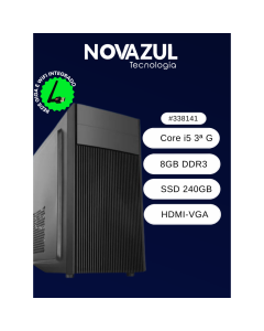 MICRO COMPUTADOR INTEL CORE I5-3470 2.20GHZ MEMORIA 8GB DDR3 SSD 240GB PLACA MAE 1155 BPC- H61M.2-TG