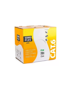 CABO DE REDE FURUKAWA CAT6 24AWGX4P ROHS SOHOPLUS 305MTS PRETO