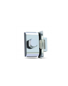 FECHADURA ELETRICA HDL PV-90 1R INOX CROMADA PORTA DE VIDRO