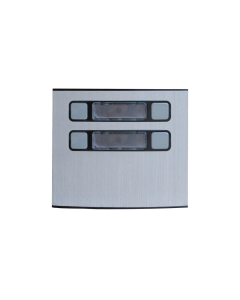 UNIDADE EXTERNA DE PORTEIRO ELETRONICO DUPLO 4 BOTÕES COMPOR HDL MOD 4C