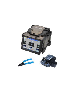 MAQUINA FUSAO PARA EMENDAR FIBRA OPTICA MODELO FUJIKURA 42S COM CLIVADOR MODELO CT-50