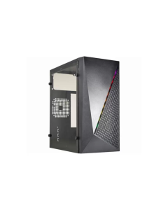 GABINETE GAMER K-MEX MICRO CG15NX PAINEL LED RGB AURA