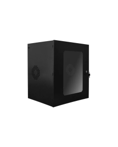 CAIXA ORGANIZADORA RACK METALICA 12U X 470 DESMONTADO COM 2 CHAVES PRETO - ONIX