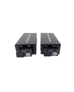 CONVERSOR DE MIDIA GIGABIT 10/100/1000 PAR (A+B) 20KM MONOMODO RJ45 PARA FIBRA SFP