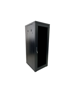 RACK PADRÃO 19'' 28U X 670MM PRETO PISO VISOR DE ACRILICO