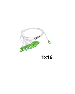 SPLITTER PLC 1X16 SC/APC 1MT CONECTORIZADO 0.9MM FIBERVIX FV6007