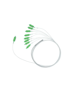 SPLITTER OPTICO 1 X 8 CONECTOR SC/APC VERDE - NAZDA