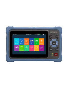 OTDR 12 FUNÇÕES FIBRA ATIVA E APAGADA ATÉ 100KM TELA TOUCH 4,3" FV2002 - FIBERVIX