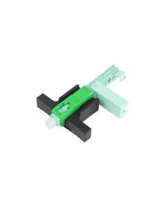 CONECTOR OPTICO FAST SC/APC SM (Q4) VERDE - TIPO T CLICK NAZDA