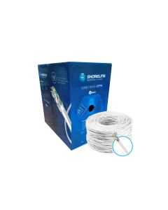 CABO DE REDE CFTV 4 PARES CAIXA 305 MTS BRANCO SL CO-05